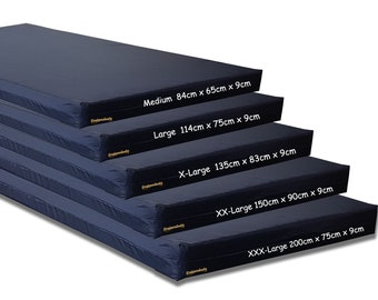 Kosipad Landing Gym Crash Mat 9cm Thick Density Foam Crash Mat, Navy Gymnastics Crash Mat, Gym Mat, Play Mats 5 Sizes