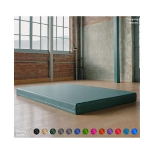Kosipad Landing Gym-crashmat 9 cm dik schuimrubberen crashmat met dichtheid, groen gymnastiek- crashmat, gymmat, speelmatten 5 maten
