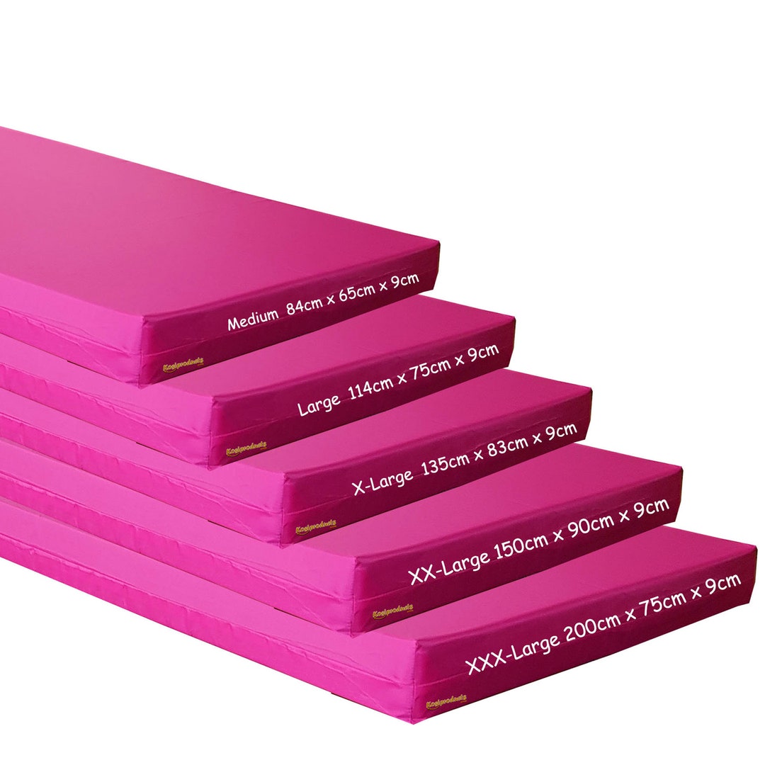 Kosipad Landing Gym Crash Mat 9cm Thick Density Foam Crash Mat, Pink