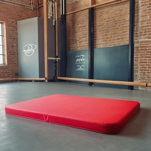 Kosipad Landing Gym-crashmat 9 cm dik schuimrubberen crashmat met dichtheid, rode gymmat, gymmat, speelmatten 5 maten