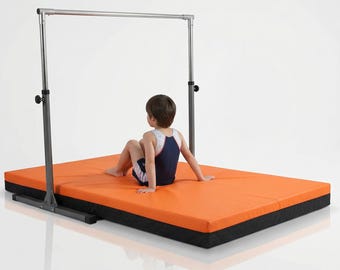 Orange Gymnastics Crash Mat: Non-Slip, 8cm Thick Landing Pad