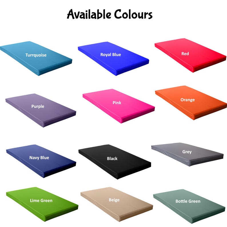 Non Slip Crash Mat Pink Gym Landing Tumbling Wall Climbing Excercise