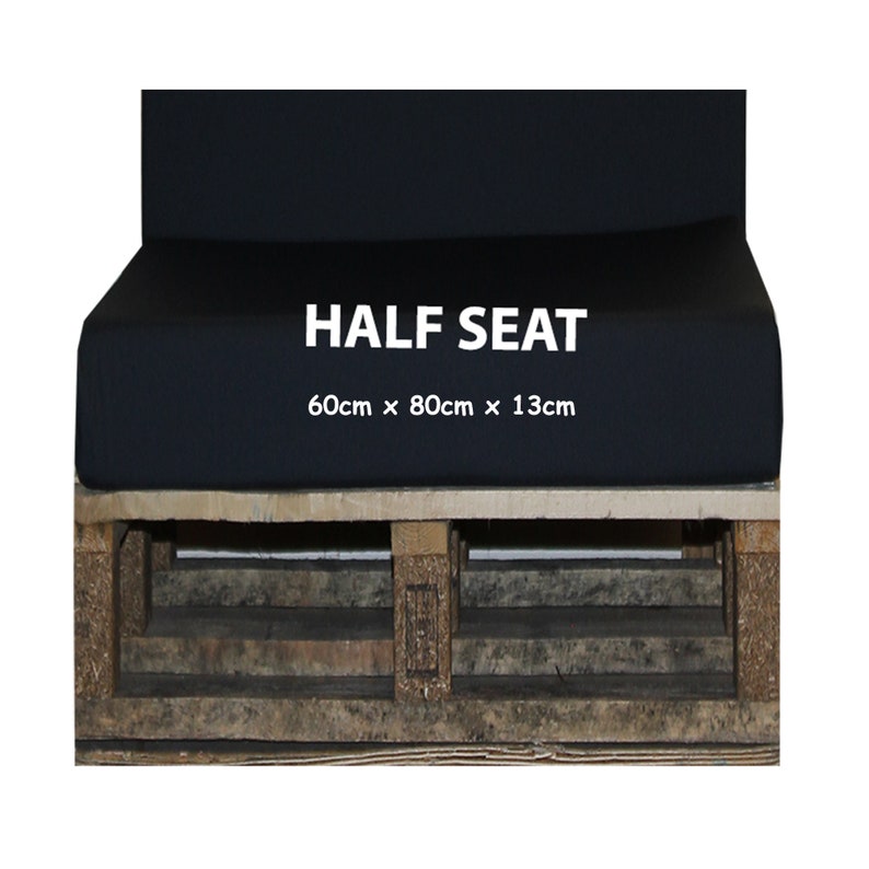 Pallet Bench Cushion Seating Navy Blue Outdoor Pallet Pads Etsy UK