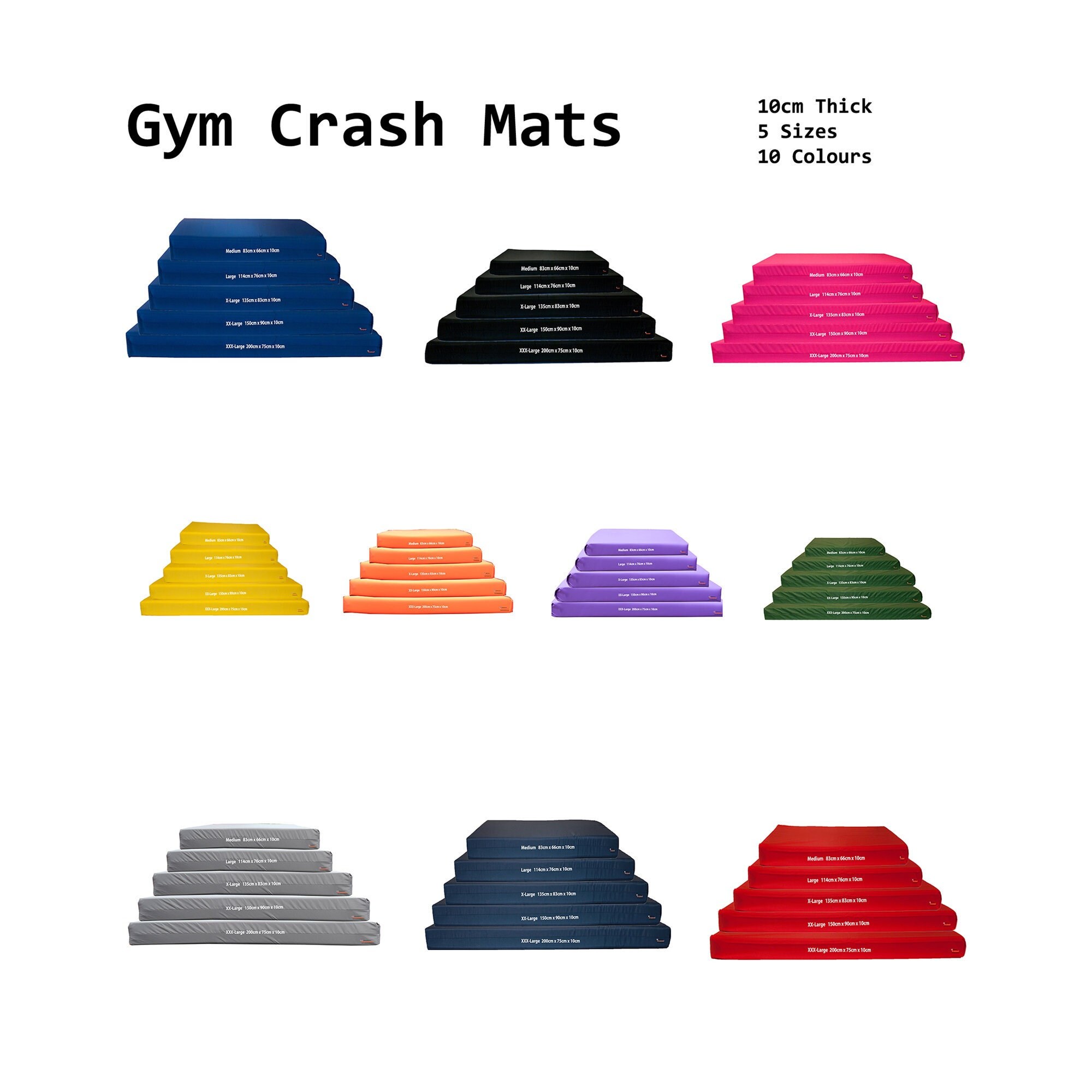 Gym Mat 10cm Thick High Density Foam Crash Mat Gymnastics Crash Tumbling Play Safety Excercise Yoga Meditation Pads Kosipads Etsy Canada