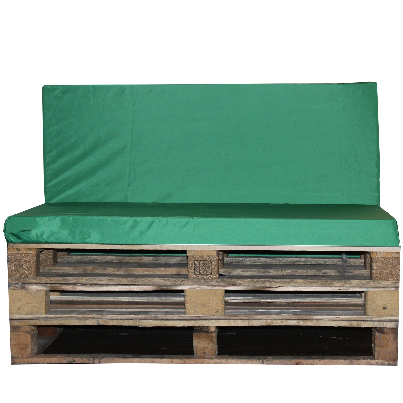 Pallet Bench Cushion Seating Green Outdoor Pallet Pads Etsy UK