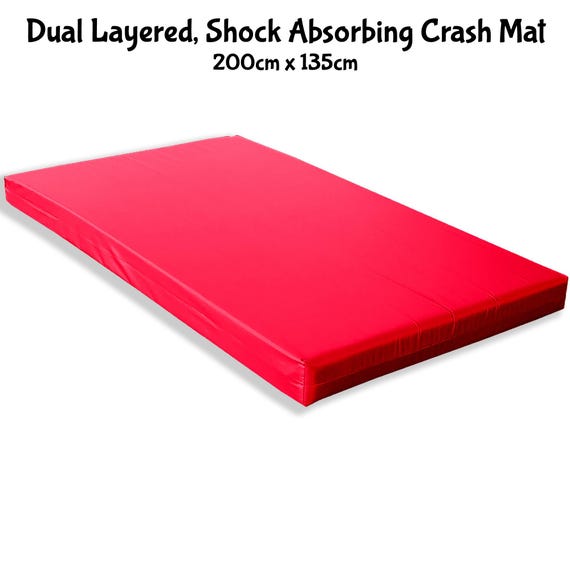 Kosipad High Impact Crash Mats for Landing Falling Bouncy Castles Ultra Large Shock Absorbing Gym Mats red 200cm X 135cm Etsy