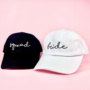 Braut Kader Sportmütze | Bachelorette Hüte | Bachelorette Baseballkappen | Junggesellinnenabschied Hüte | Braut bestickt Hut