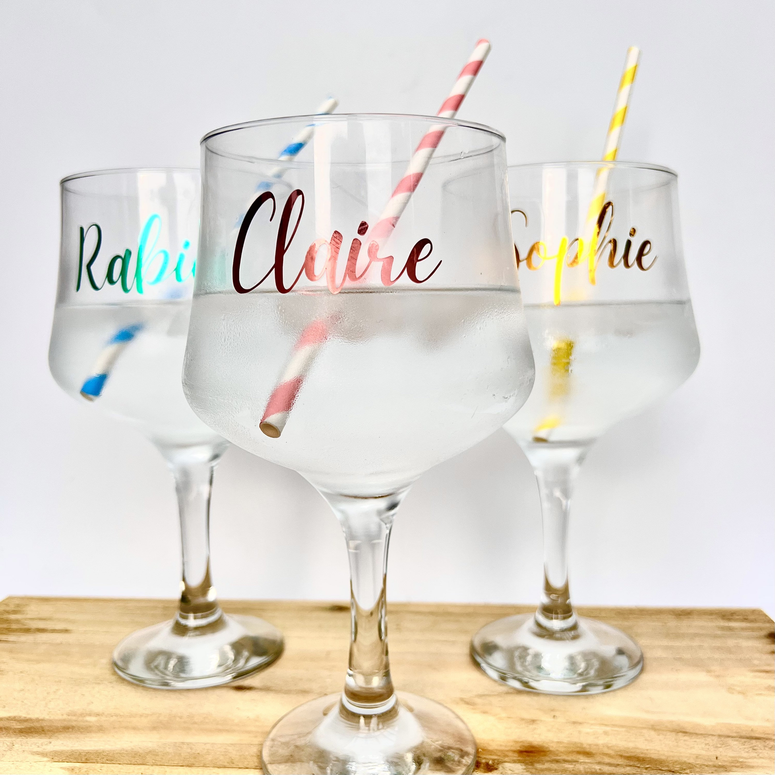 Personalised Gin Glass Custom Luxury Gin Glass Etsy UK