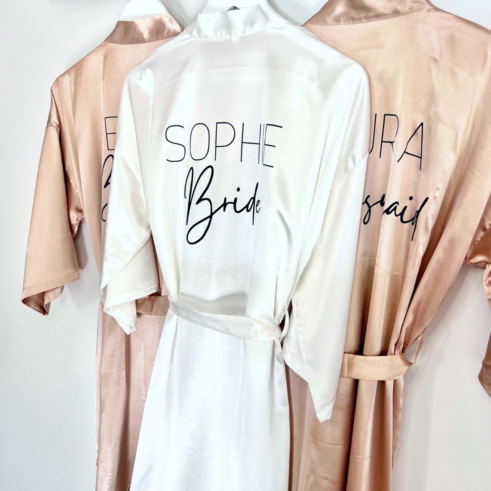 Personalised Prom Robe Personalised Bridal Robes | Custom Bridesmaid Robes | Personalised ...