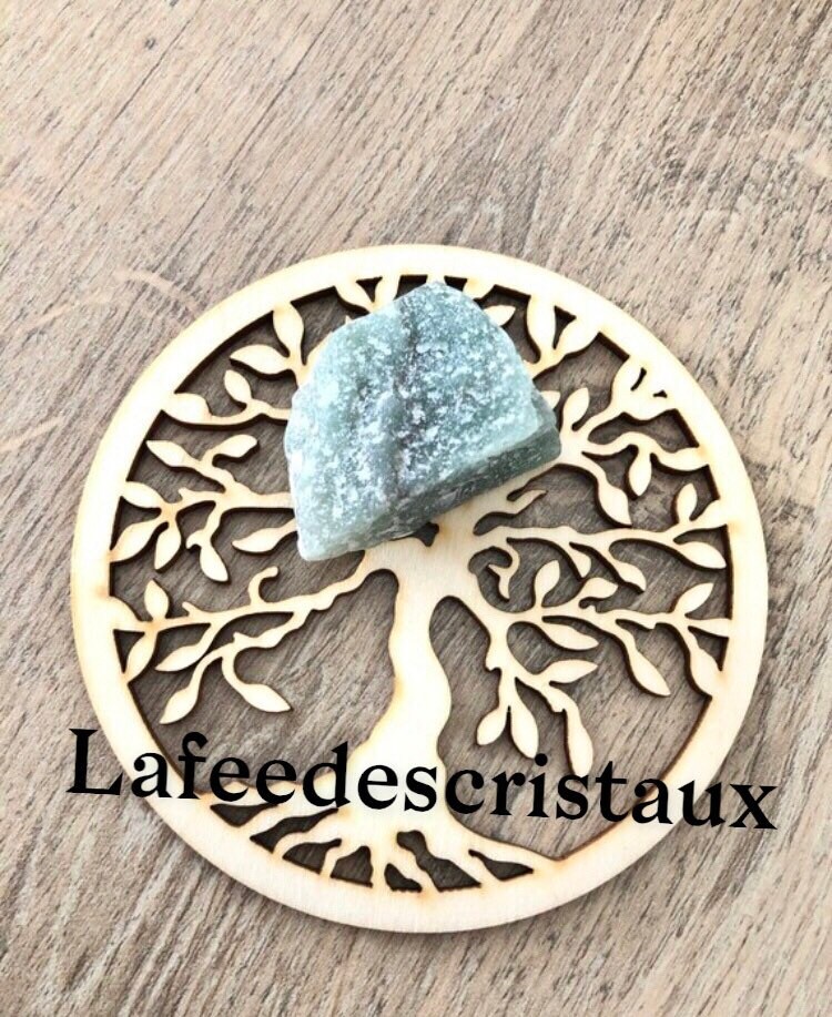 Aventurine Verte - Pierre Brute Naturelle- Self Control Chance Précieuse Lithothérapie Verte