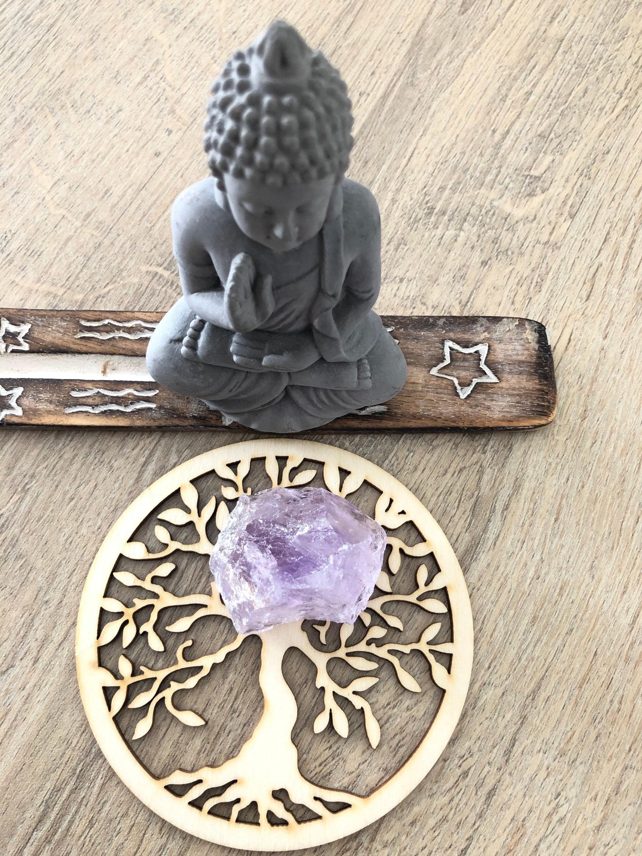 Améthyste - Pierre Brute Naturelle -Sagesse Sérénité Détente Cristaux Bruts