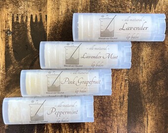 Lip Balm - with moisturizing Shea, Jojoba, Texas Beeswax, and essential oils