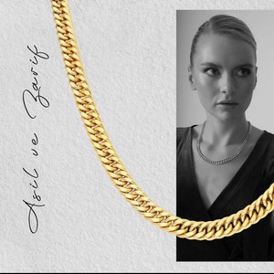 14 kt gouden Cubaanse armband, 14 kt gouden ketting, echt gouden ketting, 3 mm 4 mm Cubaanse armband, echte 14 kt gouden armband, dubbele Cubaanse armband