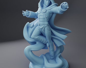 L the blue Wizard - TwinGoddessMiniatures