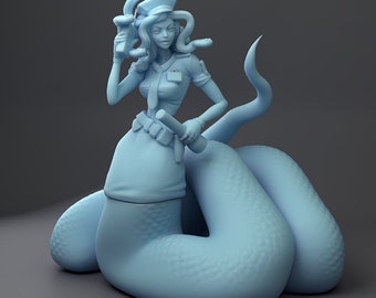 Lamia Security Guard - TwinGoddessMiniatures