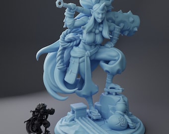 Oni Figurine scale - TwinGoddessMiniatures