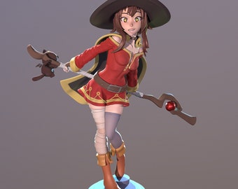 Explosion Witch - DiNamuuu3d - Figurine Kit