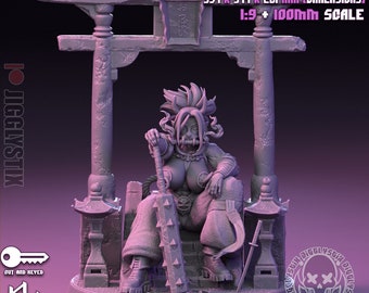 100mm- Temple Guardian Oni - JigglyStix