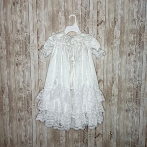 Vintage newest christening gown tow pieces