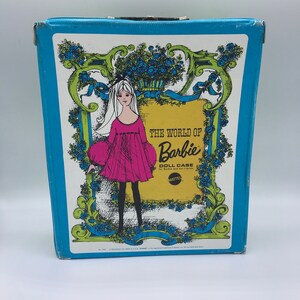 The world of barbie store double doll case 1968