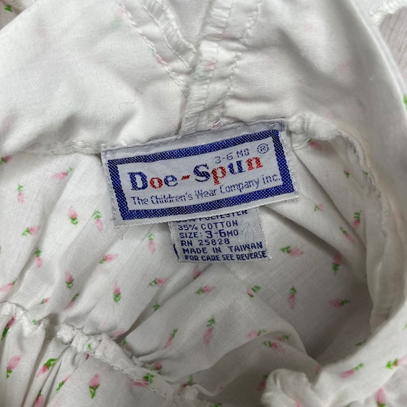 Vintage Doe-Spun Brand Infant Little Girls Pinafo… - image 7
