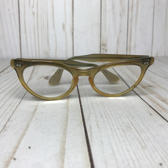 VINTAGE PATHWAY CATS EYE GLASSES SNAKE SKIN PATTERN 9… Gem