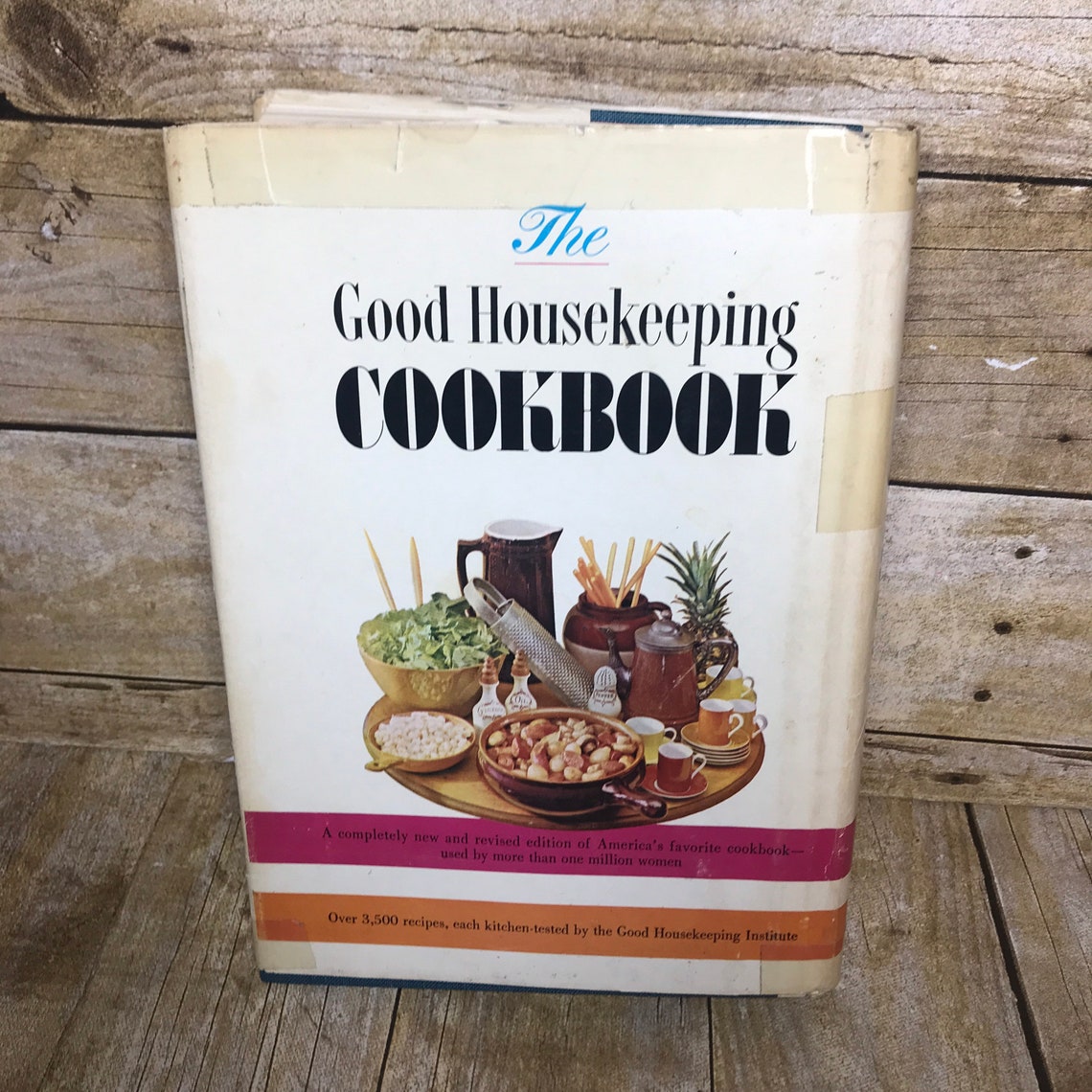 The Good Housekeeping Cookbook 1963 HCDJ First Edition, Mid Century