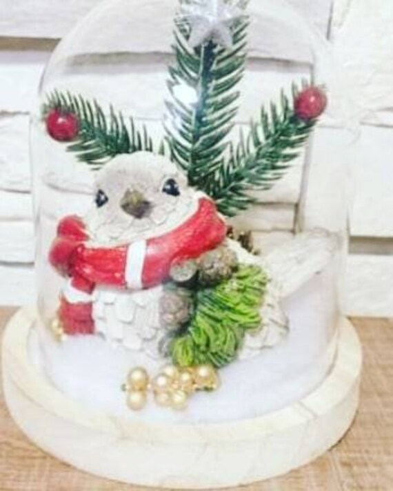 Decoration Oiseaux de Noël Fait Main