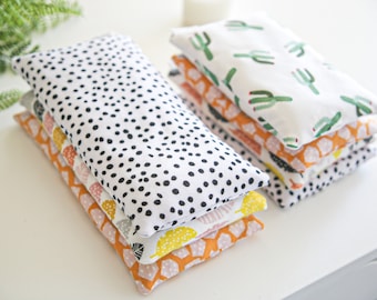 Multipurpose HEAT/COOL PACKS | Lavender scented | Multiple patterns & sizes available  | Filled with Australian Grown Lupins