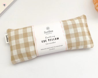 Gingham | Weighted Aromatherapy Eye Pillow - Lavender Option