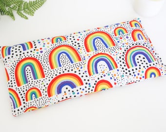 Rainbow Heat/Cool Pack - Lavender infused - Multiple sizes available | Lupin Heat Pack