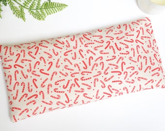 Candy Cane Heat/Cool Pack - Lavender infused - Multiple sizes available  | Lupin Heat Pack