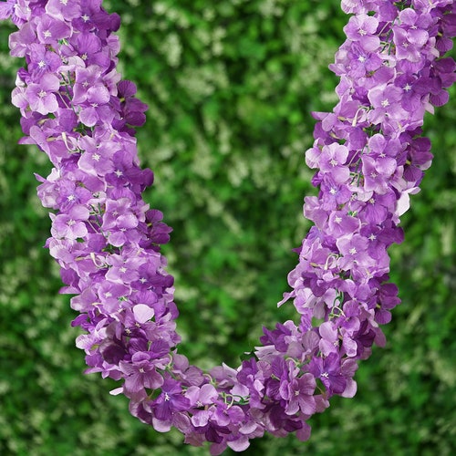 7FT Silk Hydrangea Flower Garland Artificial Hydrangea - Etsy