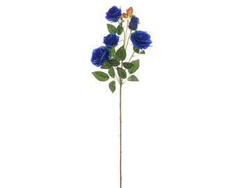 Royal Blue Rose Etsy