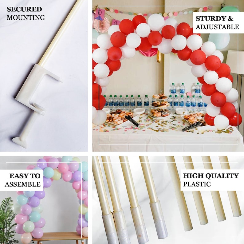 12FT Adjustable Balloon Arch Stand Kit Balloon Garland DIY Etsy