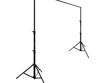 10ft X 10ft - Diy Adjustable Metal Heavy Duty Backdrop Support Stand - Photo Booth Backdrop Stand Kit
