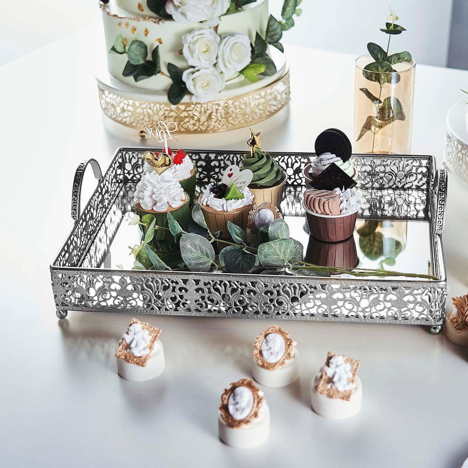 Decorative Trays Perfume And Jewelry Organizer Rectangle Etsy