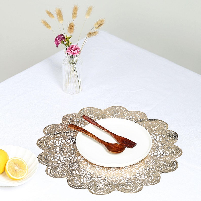 15 Floral Placemat Dining Table Placemats Round Table Etsy