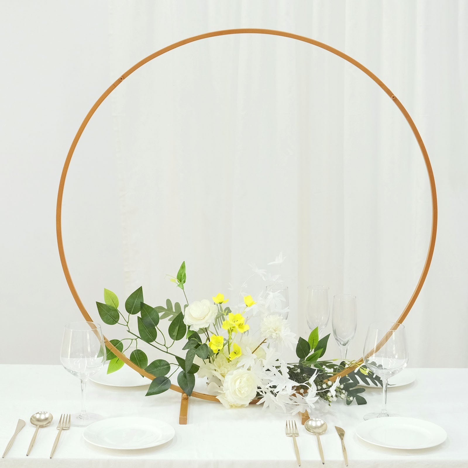 Gold metal ring 2024 for floral hoops