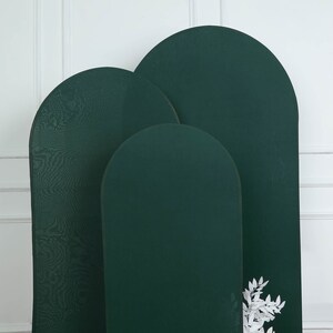 5ft Matte Hunter Emerald Green Spandex Fitted Wedding Arch Covers for ...