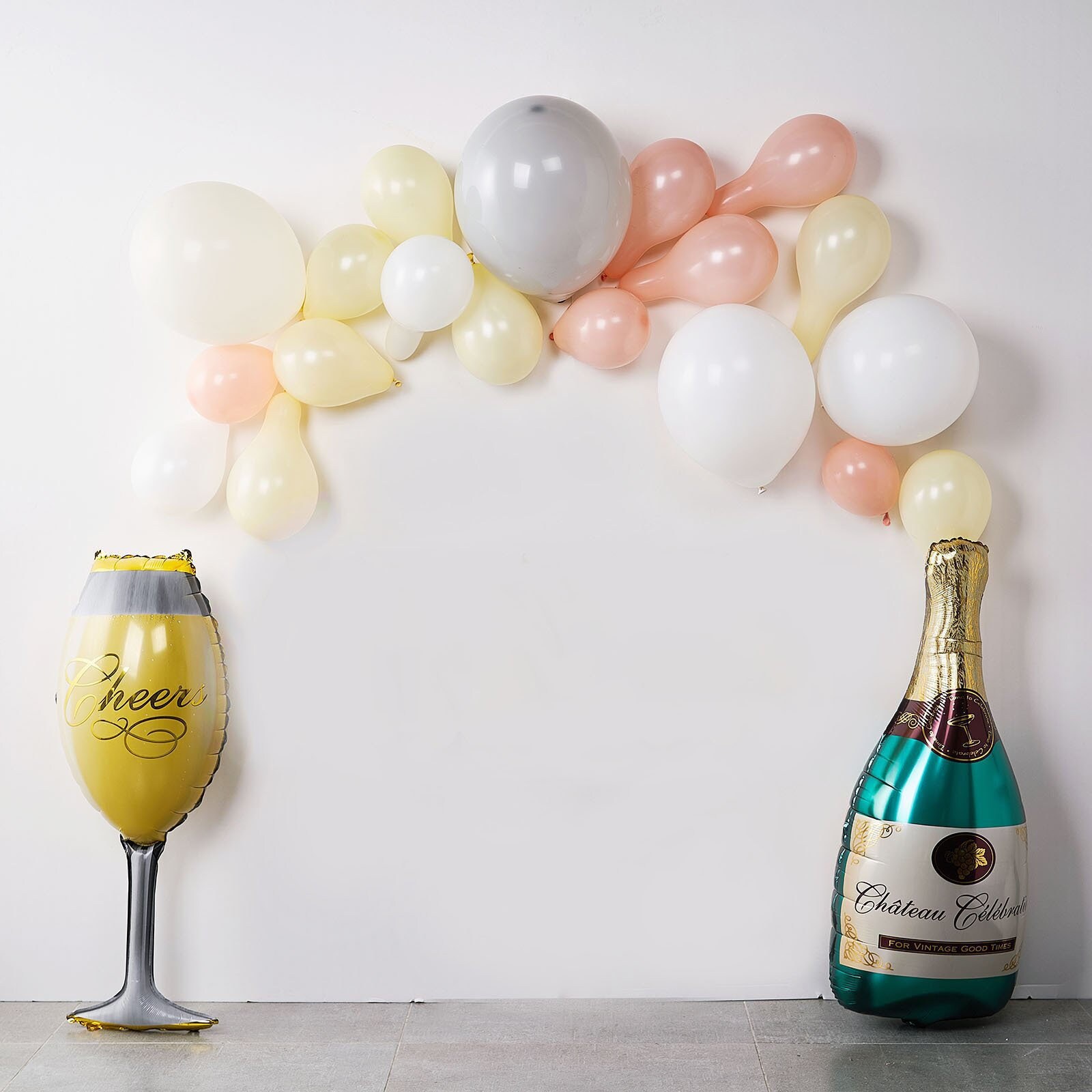 Heliumballong Champagneflaska Grattis 94cm main image 0