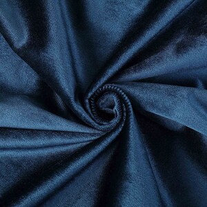 8Ft x 8Ft Navy Blue Velvet Backdrop Drapes, Curtains with Rod Pockets, Curtain Panels, PhotoBooth Backdrop, Photo Backdrop