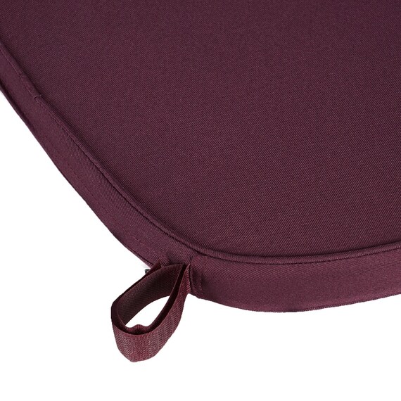 Buy 2 Thick - Burgundy Velvet Memory Foam Seat Cushion - Chiavari