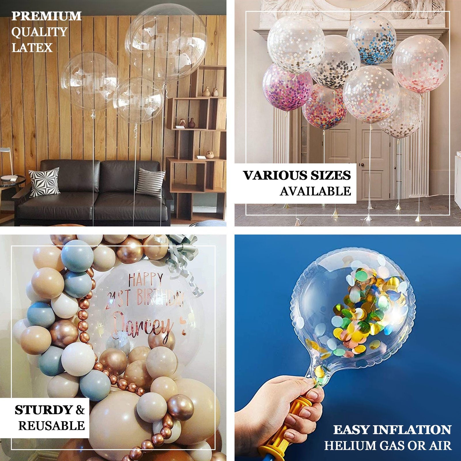 10 Pack 16 Clear Bubble Balloons Transparent - Etsy