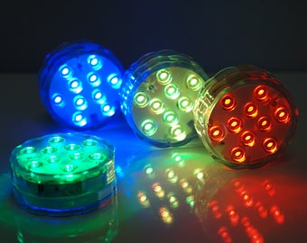 Pack of 1, Multicolor ARDUX 5 inch Spuare-shape 16 LED Lights Battery Powered Pedestal Vase Base Light for Home Party Table Plant Decoration Pack of 1, Multicolor ARDUX 5 inch Spuare-shape 16 LED Lights Battery Powered Pedestal Vase Base Light for Home Party Table Plant Decoration