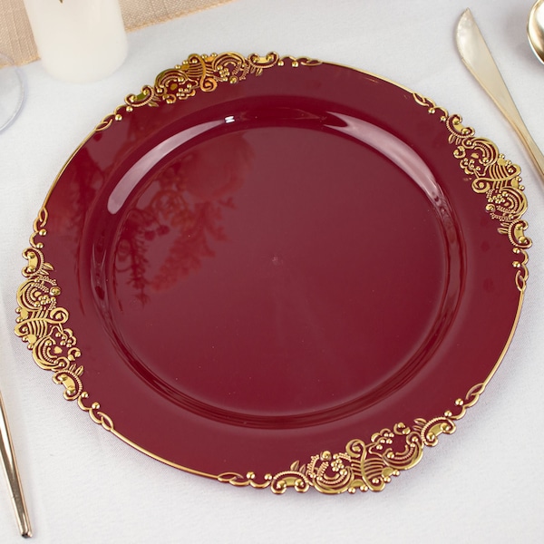 Formal Disposable Plates Etsy