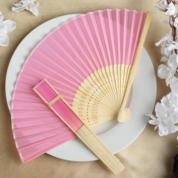 Bamboo paper hand fan, Party Decorations