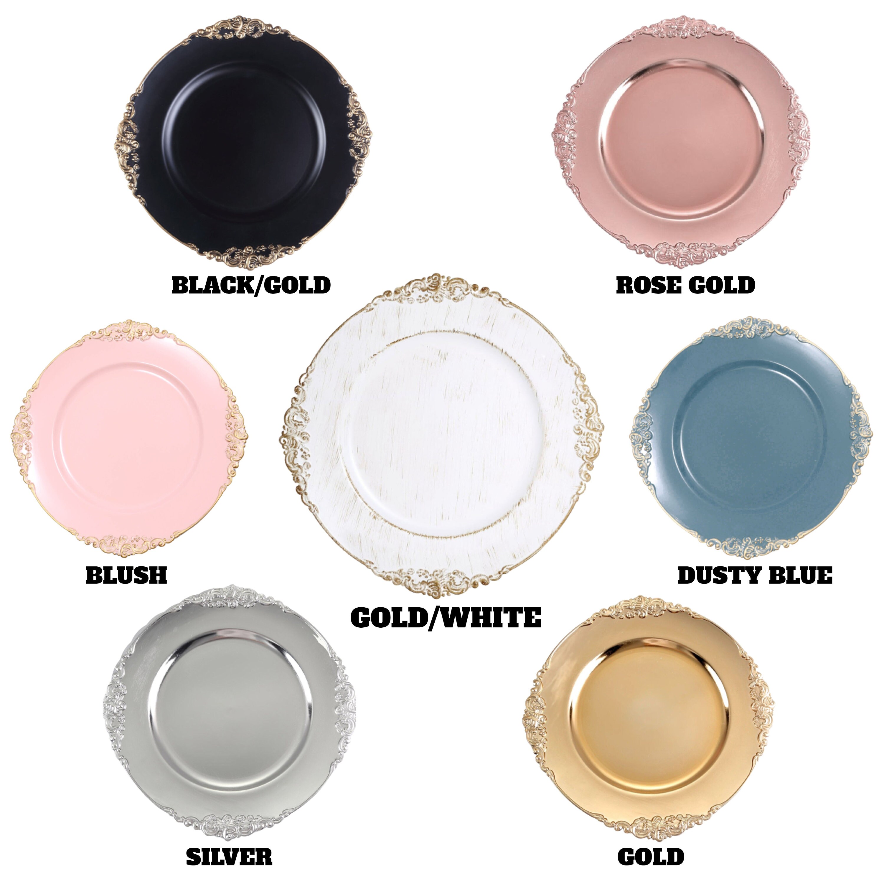 What Color Charger Plates