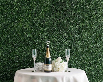 4 Dark Green Grass Panels, Boxwood Hedge Artificial Grass Backdrop, Leaves Wedding Backdrop, Photo & Wall Backdrop, Baby Shower Backdrop