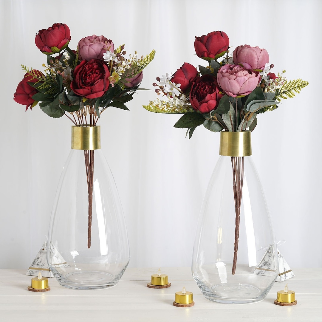 Amazon.com: Small Glass Vases for Centerpieces - Hewory